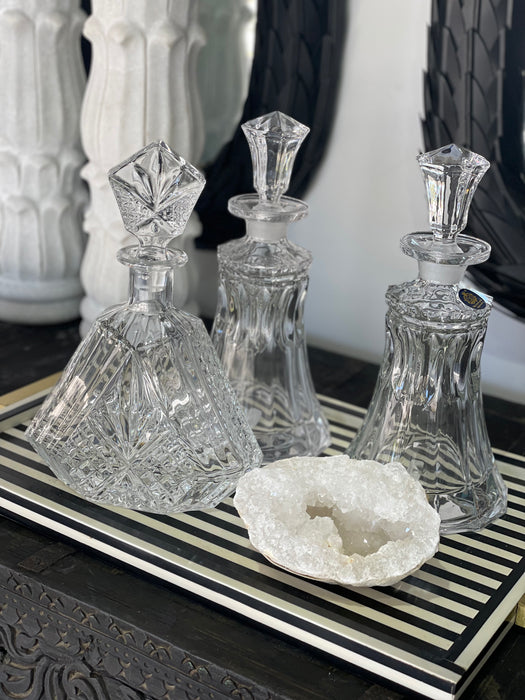 Glass Fluted Decanter