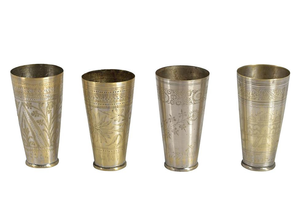Brass Lassi Cups