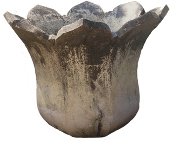 Limestone Tulip Pot 110x85cmH