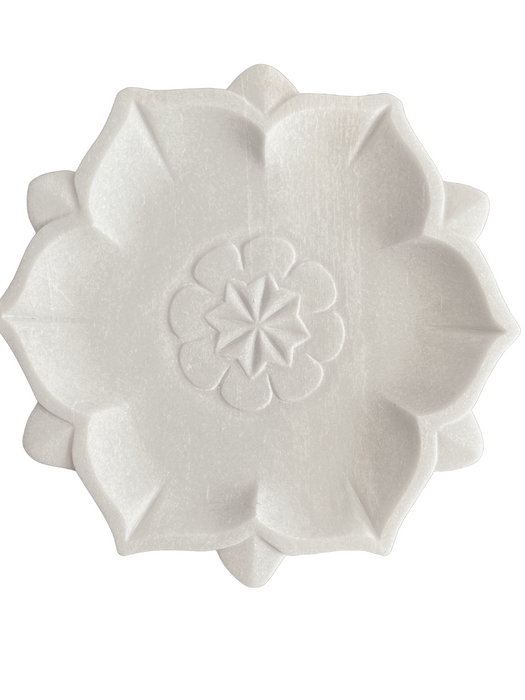 Marble Urli Flower Platter