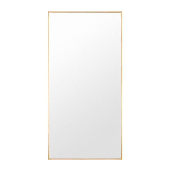 Brass Finish Leaner Mirror W90xH181xD4cm