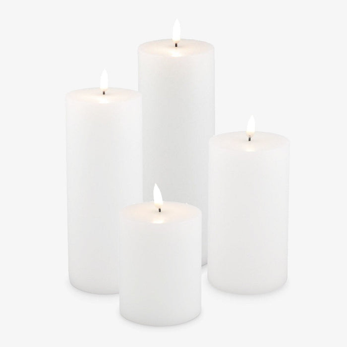 Nordic White Smooth Candles