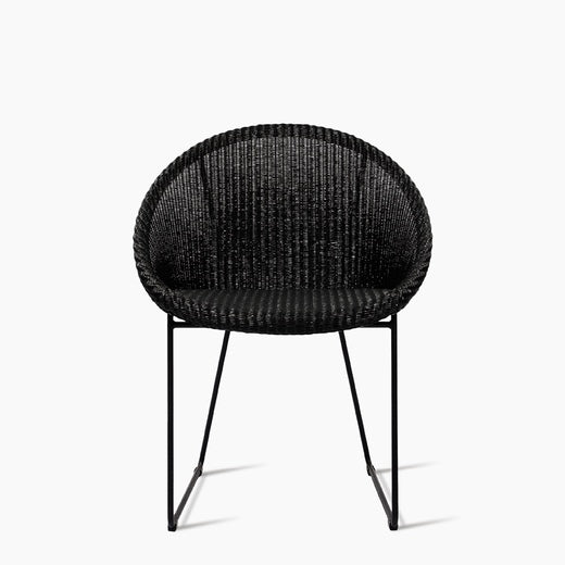 Joe Dining Chair Black/Black Frame